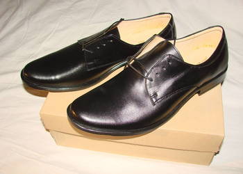 GlanzBut pułbuty męskie czarne, służbowe roz.45