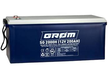 Akumulator 200Ah GROM SOLAR GEL 12VSG2000H
