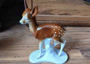 Figurka porcelanowa Sarenka sygnowana Grafenthal