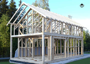 Konstrukcja szkieletowa domek letniskowy na zgłoszenie 70 m2