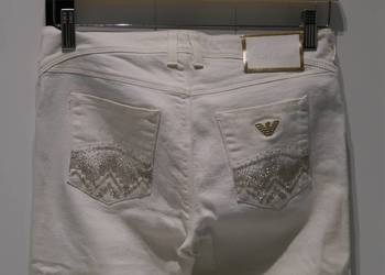 Armani Jeans świetne spodnie cyrkonie 36 S