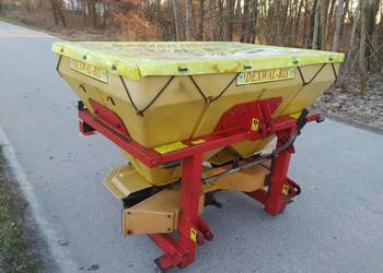 Rozsiewacz do nawozu 2-talerzowy DEXWAL-BIS jak NOWY z plandeką