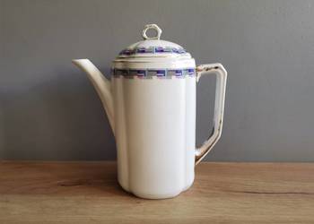 Stary przedwojenny dzbanek porcelana Art Deco Ćmielów fason Gniezno