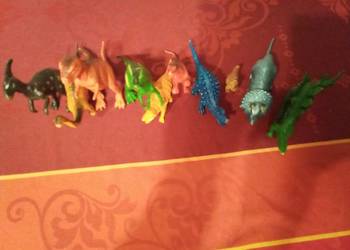 Figurki dinozaurów. Vinatge. Cena za komplet!