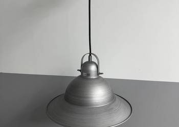 Lampa sufitowa , szczotkowany metal , nowoczesna , szara