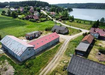 posiadłość nad jeziorem -budynki, hale, magazyny-WYMÓJ-gm stawiguda