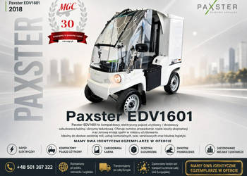 Inna inny PAXSTER Cargo EDV 1601 / ELEKTRYCZNY / JAK MELEX / MINI DOSTAWCZ…