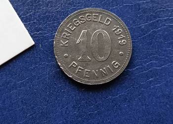 Stare monety 10 fenig 1919 Bottrop Niemcy