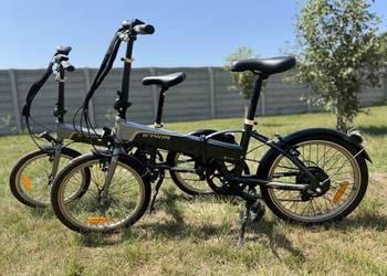 Elektryczny rower składany B'TWIN Hoptown stan bardzo dobry ładowarka w