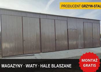 Garaż Blaszany / Wiata Blaszana / Hala / Magazyn / Blaszak – GRZYWSTAL
