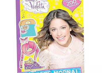 Violetta zawsze modna, Violetta książka z naklejkami, naklejki Violetta