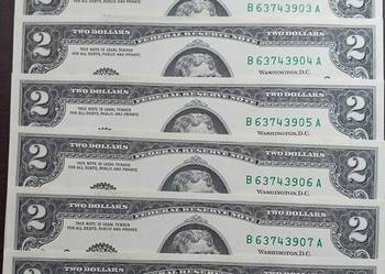 8 x 2 Dolary USA T. Jefferson 2017 r. Seria A - Men New York B