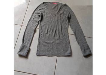 kaszmirowy sweter sweterek szary mięciutki ciepły kaszmir kardigan