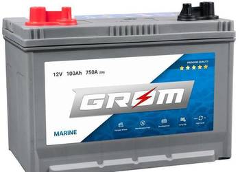 Akumulator 100Ah 750A EN GROM MARINE M31-DC