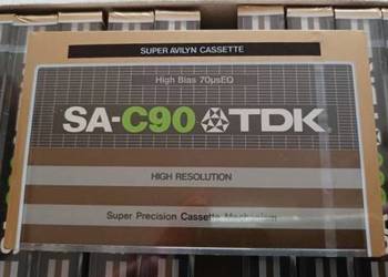 Kaseta TDK SA -C 90 Chrom 1979 r. cena za 1 sztuk
