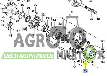 14432434, 14432424, 85806985 ŚRUBA Z GNIAZDEM SZC M12 CNH