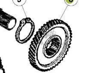 CLAAS RENAULT ATLES 936 RZ V5 Koło Zębate Zębatka Przekładni 6005026912 60…