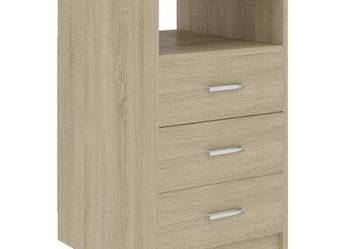vidaXL Komoda, dąb sonoma, 40x50x76 cm, materiał drewnopocho（SKU:801808）