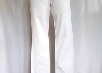 Spodnie białe Jeans damskie r. M stan bdb