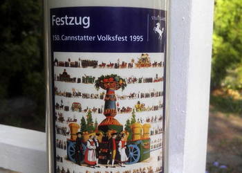 Kufel kamionkowy z festiwalu ludowego Cannstatter Kufel kamionkowy z festiwalu ludowego Cannstatter