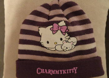 Ciepła dziewczęca czapka Hello Kitty