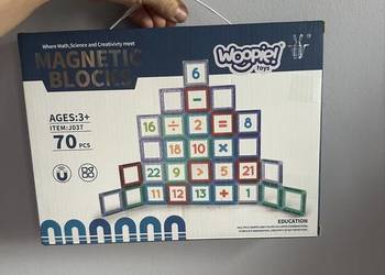 Klocki madnetyczne Cyfry 3+ nauka liczenia Klocki madnetyczne Cyfry 3+ nauka liczenia