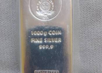 Argor Heraeus Niue sztabka1 kg srebra