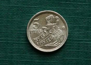HISZPANIA - 5 peset, 1997r.   Baleary