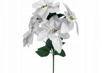 Kwiaty sztuczne GWIAZDA BETLEJEMSKA 45 cm złota/srebrna