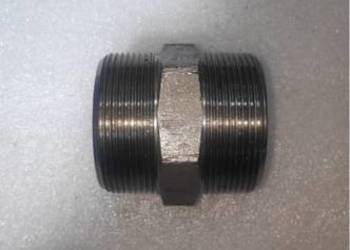 NYPEL OBUSTRONNY 6-kąt. NIERDZEWNY KWASOODPORNY NYPEL OBUSTRONNY 6-kąt. NIERDZEWNY KWASOODPORNY