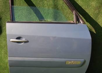 RENAULT ESPACE IV4 GRAND DRZWI PRAWE PRZÓD PRZEDNIE NIEBIESKIE KOMPLET