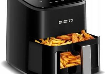 FRYTKOWNICA BEZTŁUSZCZOWA 4,5L AIR FRYER 1500W FRYTOWNICA PANEL 8 PROGRAMÓW