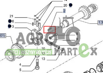 81867453, E643153S SWORZEŃ ROWKOWANY CNH