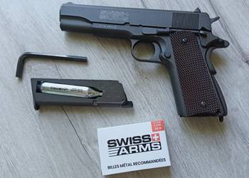 Wiatrówka SWISS ARMS Colt 1911 - Blow Back Metal 4,5 mm