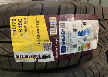 2x Opona Letnia Taurus Cargospeed 195/70/15C 2023r