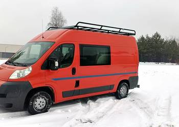 Peugeot Boxer 2.2HDI 120KM E5 L2H2 Beygadówka 6 osób Klima Webasto Hak
