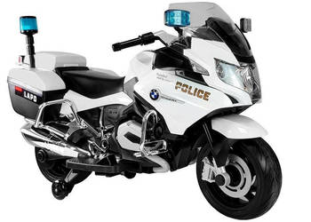 Autko motorek MOTOR BMW POLICJA R1200T na akumulator dla dzieci