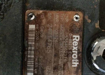 Pompa rexroth A4VG90DA1DT8 od maszyny Terex TW 110