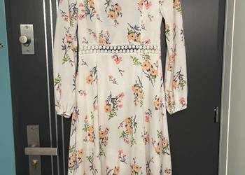 Boohoo sukienka modny wzór kwiaty floral nowa hit roz.38