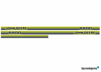 naklejki john dere 6600