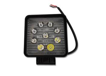 REFLEKTOR LAMPA ROBOCZA LED KWADRATOWA 10-30V 27W [3146]