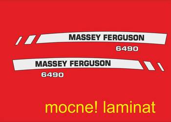 Naklejki Massey Ferguson 6490 i inne