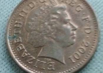 WIELKA BRYTANIA-ONE PENNY-2001 r