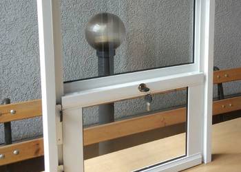 okno podnoszone do góry 120 x 79, szyba 5 mm, RAL 9016 biały
