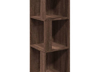 Szafka narożna brązowy dąb 33x33x100 cm WM-825830