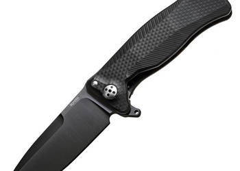 Nóż składany LionSteel SR11A Black Aluminum, Black Sleipner by Molletta (S…