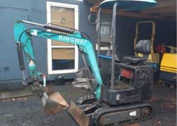 Minikoparka 1T kingway zamiana