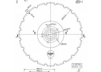 Talerz wysiewający 370 mm - zamiennik VÄDERSTAD 451793 D370X500ST