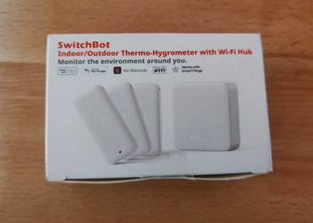 SwitchBot Hub Mini z czujnikami temperatury i wilgotności