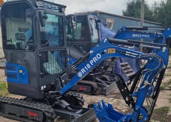 mini koparka RIPPA r18 silnik Kubota diesel